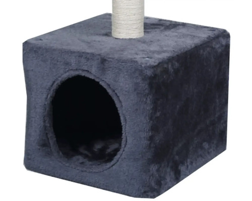 Škriabadlo pre mačky s jaskyňou a sisalovým kmeňom