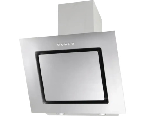 Kovový digestor s ovládacími gombíkmi