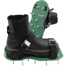 Prevzdušňovacie topánky na trávnik s nastaviteľnými popruhmi a hrotmi