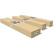 Tri balíky dvojkrídlových dverí