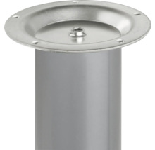 Kovová noha nábytku s montážnou doskou