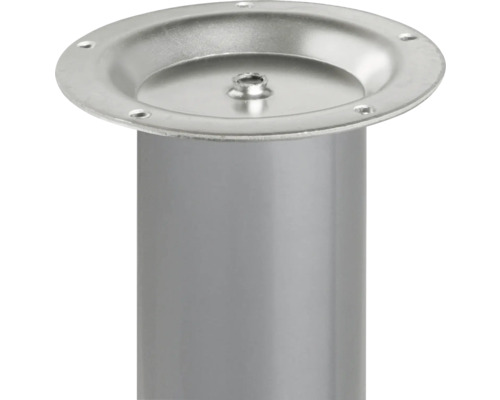 Kovová noha nábytku s montážnou doskou