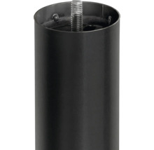 Kovová noha nábytku so závitom