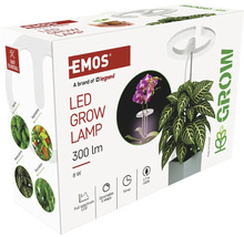Balenie LED lampy na rastliny Emos so svetelným tokom 300 lúmenov a výkonom osem wattov