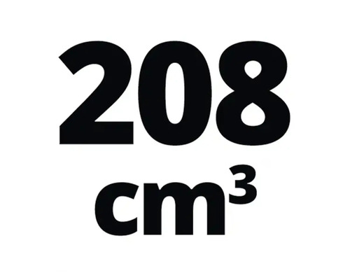 208 kubických centimetrov