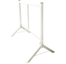 Biela kovová maliarska koza s trojnožkou