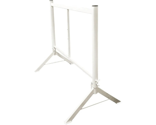 Biela kovová maliarska koza s trojnožkou