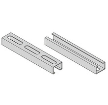 Dve montážne lišty na upevnenie a nosenie inštalácií