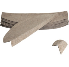 Filcové klzáky rohové chrániče nábytku na nalepenie