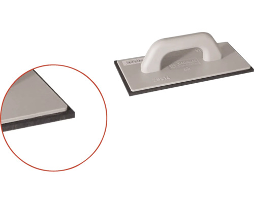 Hladidlo s rukoväťou a hubovou doskou, 28 x 14 centimetrov, detailný záber