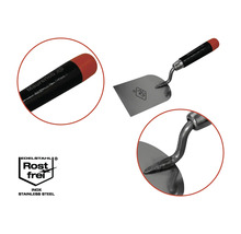 Špachtľa Maurerlob s nerezovou čepeľou a plastovou rukoväťou