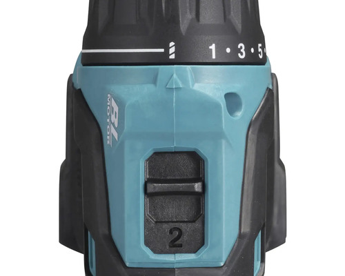 Detailný pohľad na vŕtačku s nastavením krútiaceho momentu a spínačom