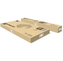 Dva kartónové obaly pre záhradný domček G21 GRAH, balík 1 z 2 a balík 2 z 2.