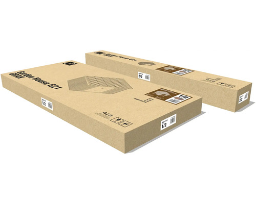 Dva kartónové obaly pre záhradný domček G21 GRAH, balík 1 z 2 a balík 2 z 2.