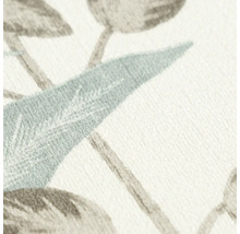 Detail textilnej tapety s kvetinovým vzorom
