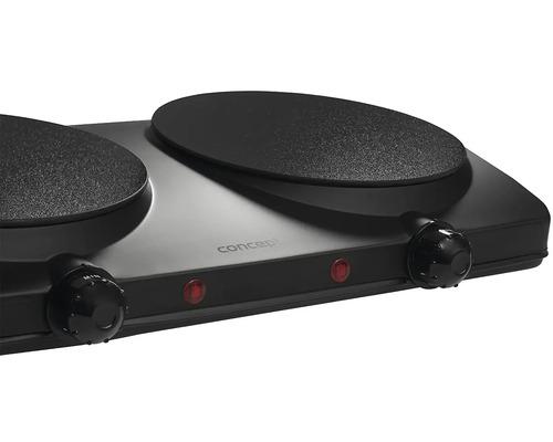 Dvojitá varná doska s dvomi varnými zónami a regulátormi teploty