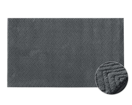 Obdĺžniková kúpeľňová predložka so vzorom cikcak