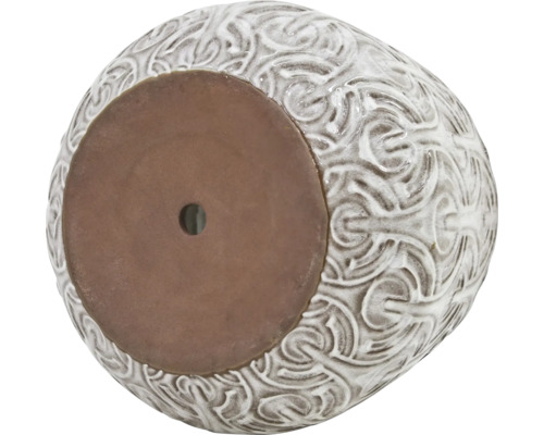 Kvetináč s ornamentálnym vzorom a odtokovým otvorom