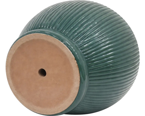 Keramický kvetináč s drenážnym otvorom