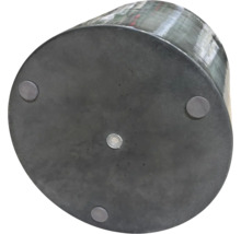 Valcovitá kvetinová misa s nožičkami