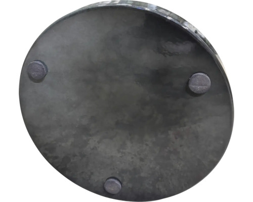 Spodná strana okrúhleho kvetináča s nožičkami