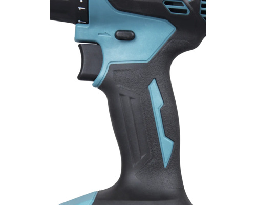 Detail aku skrutkovača s ergonomickou rukoväťou