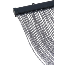 Záves z pletených šnúr so závesnou lištou