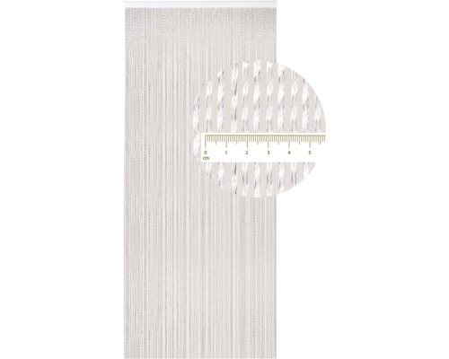 Dekoračný šál s vláknami a meradlom