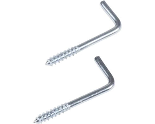 Dva kovové závesné skrutky