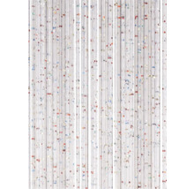 Dekoratívny šnúrkový záves s lesklými časticami