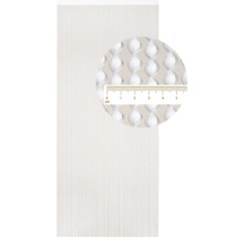 Lamelový záves s mierkou na zobrazenie štruktúry lamiel