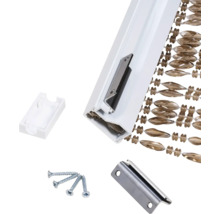 Korálkový záves s montážnym príslušenstvom