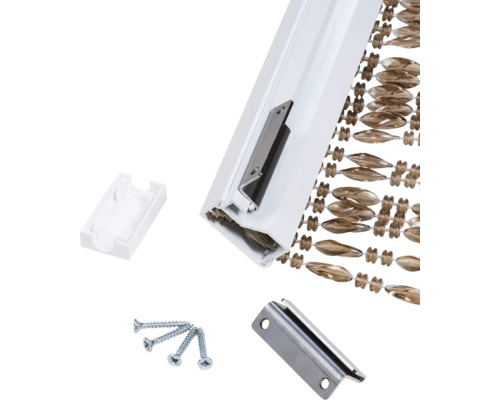 Korálkový záves s montážnym príslušenstvom