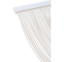 Šnúrový záves s bielou závesnou lištou