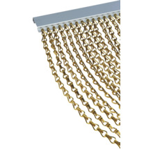 Zlatý reťazový záves s upevňovacou lištou