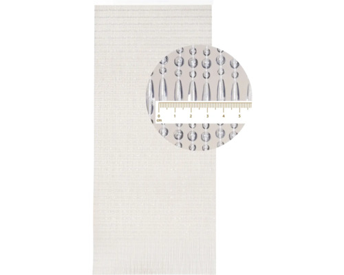 Ozdobné šály s perlovými strapcami a centimetrovou indikáciou na určenie veľkosti