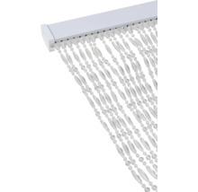 Dekoračné šály s perlami na závesnej lište