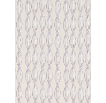 Dekoratívna reťaz na rozdelenie miestnosti s priehľadnými, skrútenými prvkami