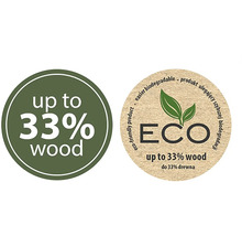 Až 33 percent podielu dreva pečať
