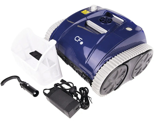 Čistiaci robot pre bazény s filtračným košom, napájacím káblom a hákom