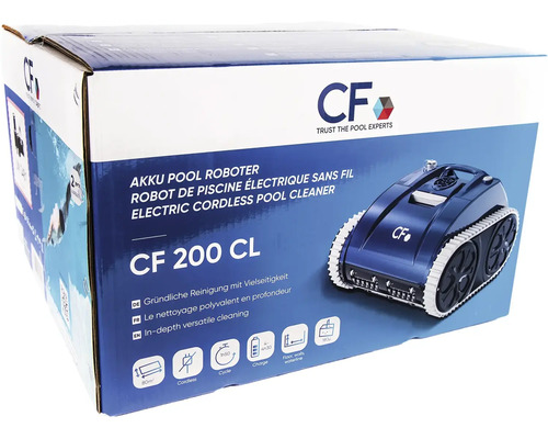 Balenie akumulátorového bazénového robota CF 200 CL
