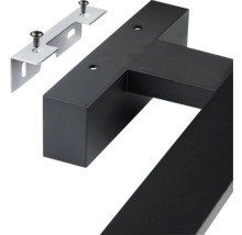 Číslo domu sedem z kovu s montážnym materiálom