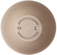 Plastová miska na rastliny Elho v béžovej farbe, pohľad zhora.