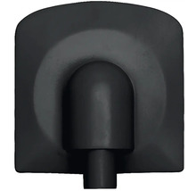 Nástenné pripojovacie koleno pre sprchovú hadicu v čiernej matnej farbe.