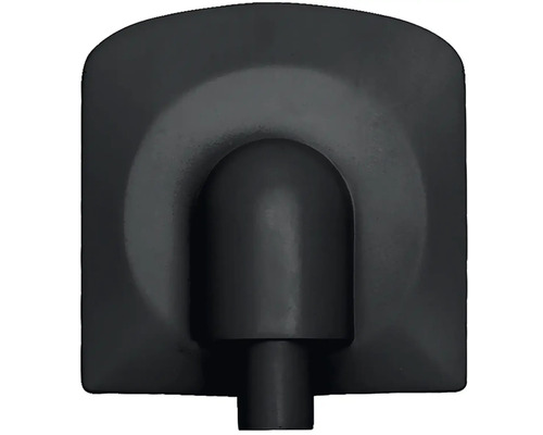 Nástenné pripojovacie koleno pre sprchovú hadicu v čiernej matnej farbe.