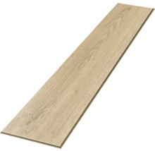 Laminátová alebo vinylová podlahová lamela vo svetlom dekore duba.