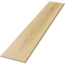 Jednotlivá podlahová doska vo vzhľade svetlého dreva s klikovým systémom.