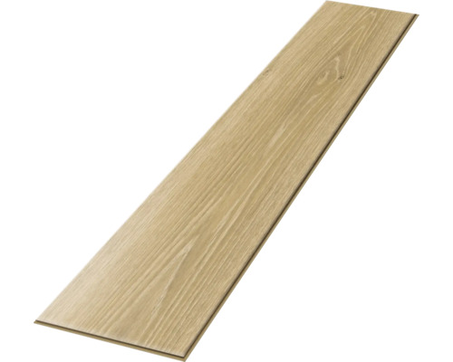 Jednotlivá podlahová lamela s kresbou dreva v dekore duba.