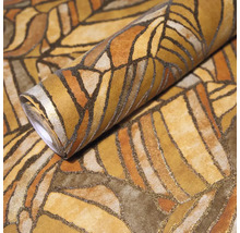 Tapeta s abstraktným geometrickým vzorom a trblietavými obrysmi