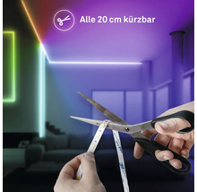 LED pásik skracovaný nožnicami, možno ho skrátiť každých 20 centimetrov.